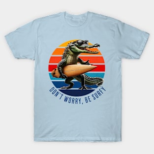 Funny - Crocodile surfer T-Shirt